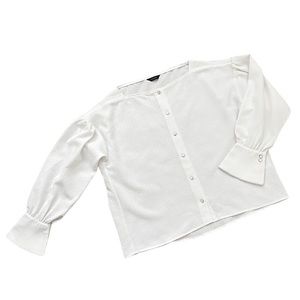 ASM ANNA White Button Down Blouse